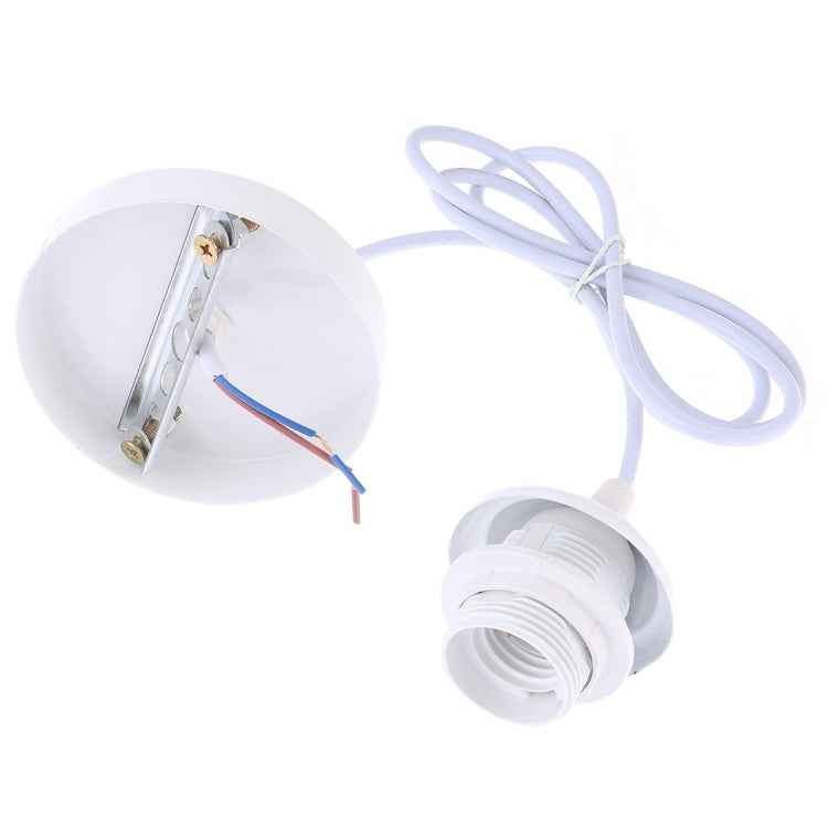 E27 Lamp Holder DIY Ceiling Chandelier Light Bulbs Screw Base Socket, Cable Length: 1m
