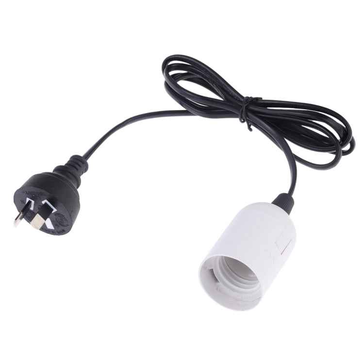E27 Wire Cap Lamp Holder Chandelier Power Socket with 1.2m Extension Cable, Small UK Plug
