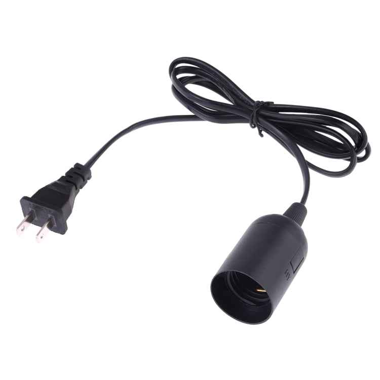 E27 Wire Cap Lamp Holder Chandelier Power Socket with 1.2m Extension Cable, Small UK Plug