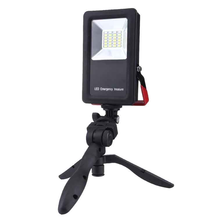 24 LEDs SMD5730 2400LM 6000-6500K Red and Blue Light Flashing Warning Lights Portable with Holder