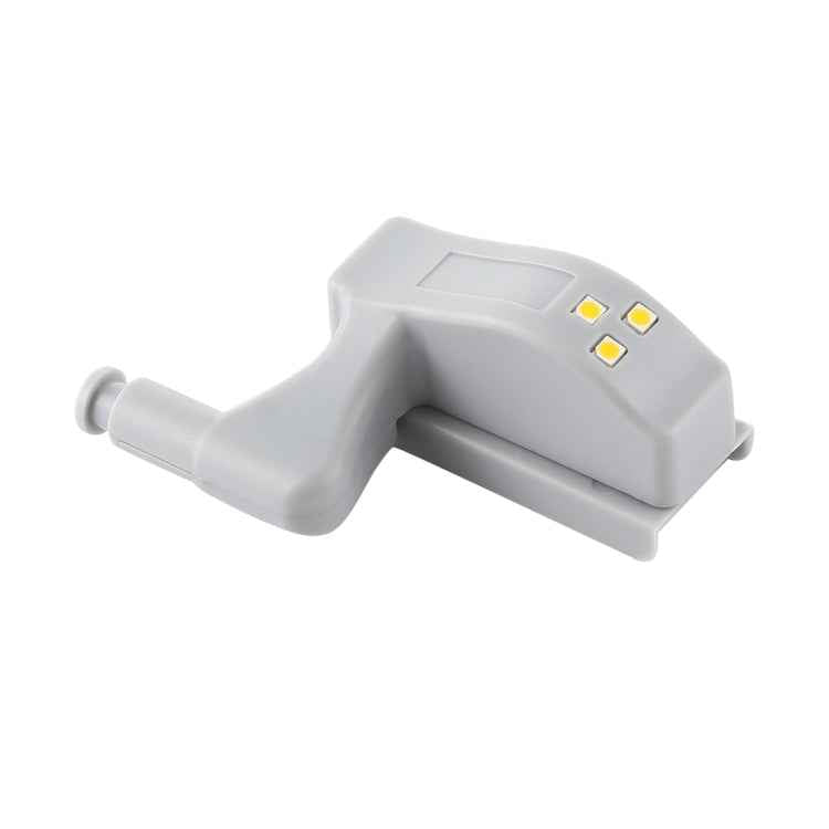 10 PCS 0.3W Universal Inner Hinge LED Sensor lamp Cupboard 3 LEDs Night light Auto ON/OFF Bulb