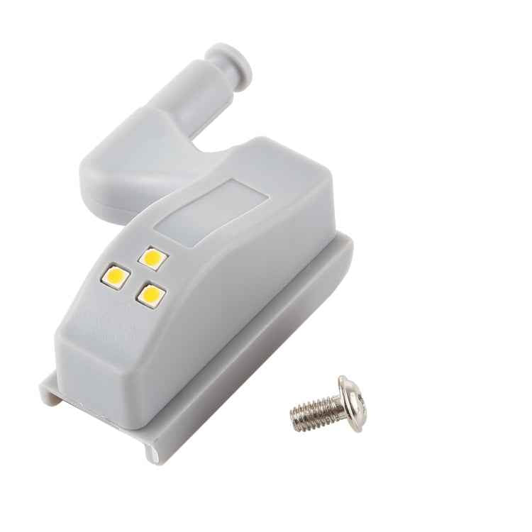 10 PCS 0.3W Universal Inner Hinge LED Sensor lamp Cupboard 3 LEDs Night light Auto ON/OFF Bulb