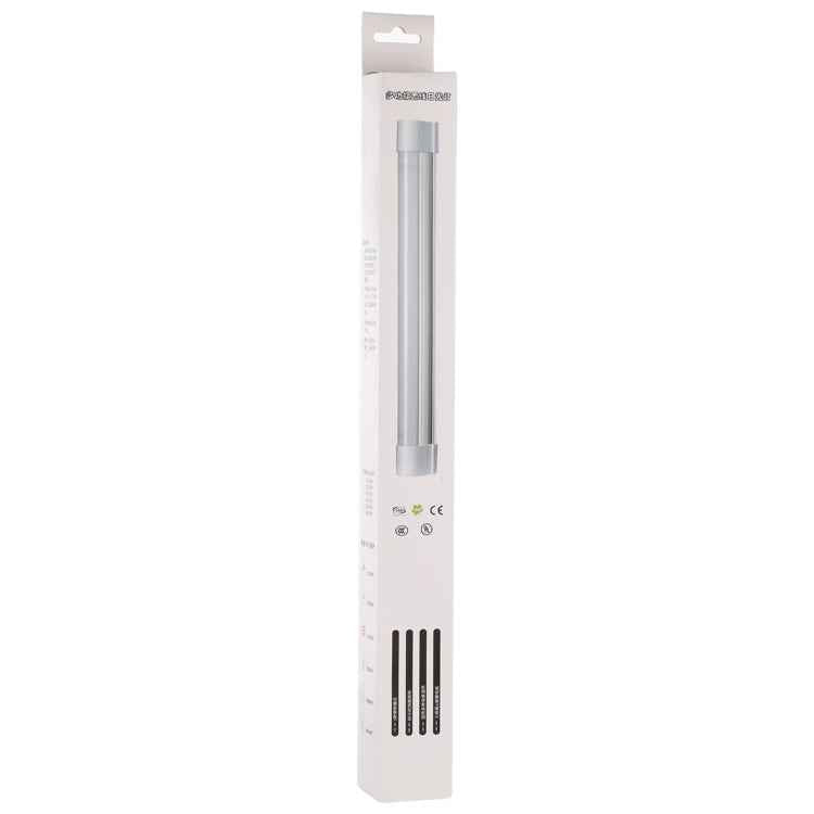 Q34 34cm White + Red USB LED Strip Light Portable 5V 650mA 5500-6500K with Switch