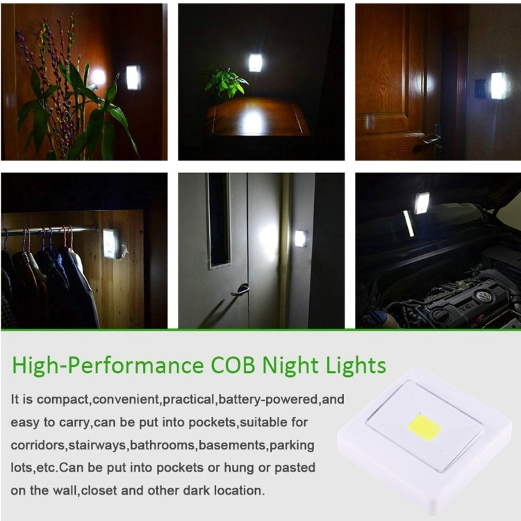 Switch Night Light Lamp, COB Rectangle
