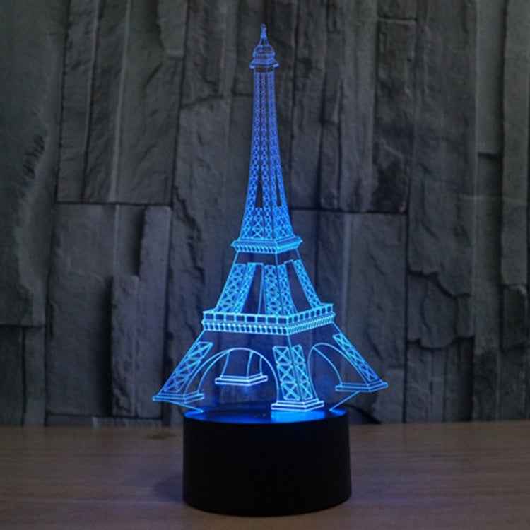 7 Color Discoloration Creative Visual Stereo Lamp Desk Lamp Night Light