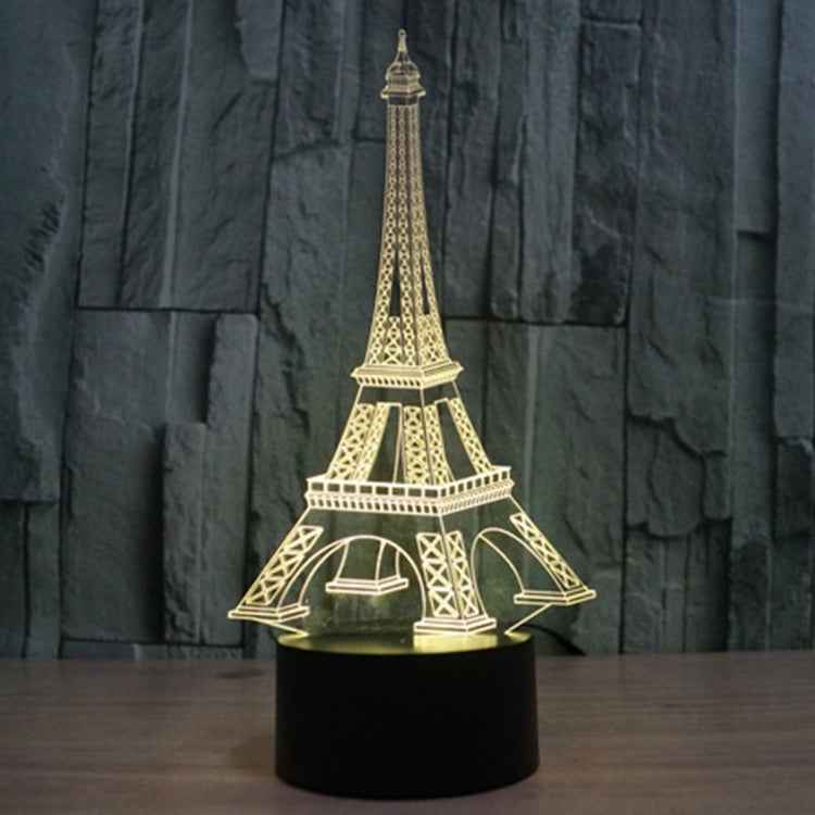 7 Color Discoloration Creative Visual Stereo Lamp Desk Lamp Night Light