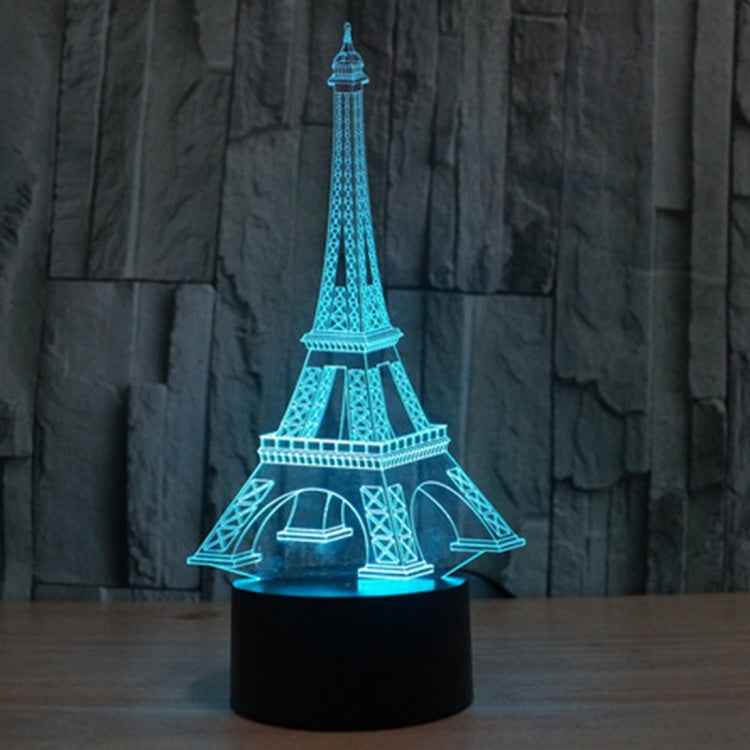 7 Color Discoloration Creative Visual Stereo Lamp Desk Lamp Night Light