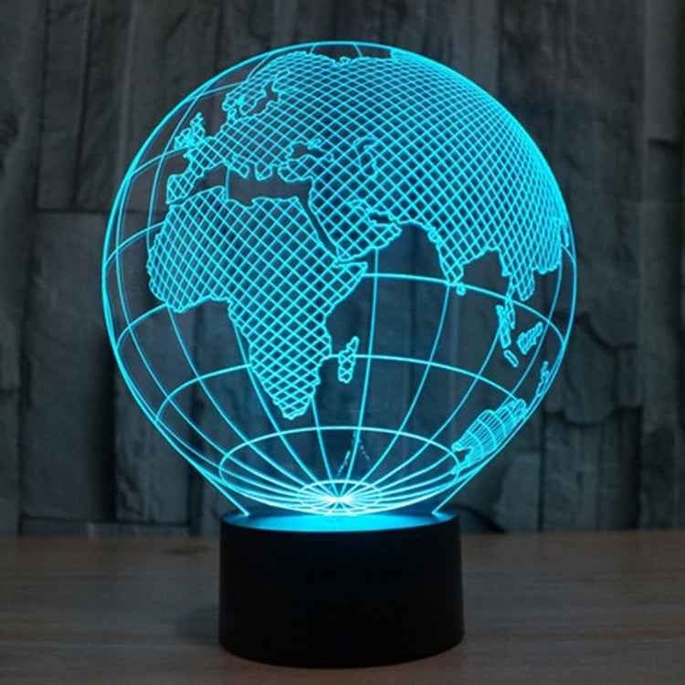 7 Colour Discoloration Creative Visual Stereo Lamp Desk Lamp Night Light