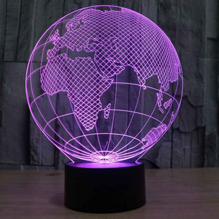 7 Colour Discoloration Creative Visual Stereo Lamp Desk Lamp Night Light
