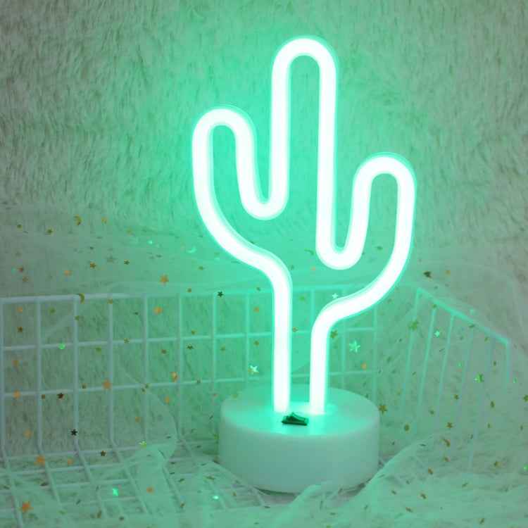 Warm Fairy Decorative Lamp Night Light for Christmas, Wedding, Party, Bedroom, Cactus