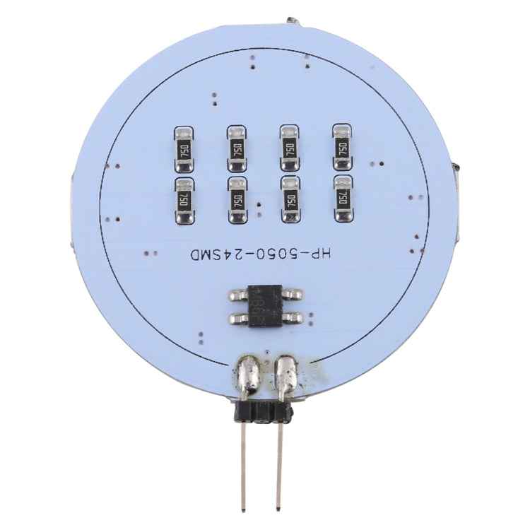 G4 24 LEDs SMD 5050 288LM 2800-3200K Stepless Dimming Energy Saving Light Pin Base Lamp Bulb, DC 12V
