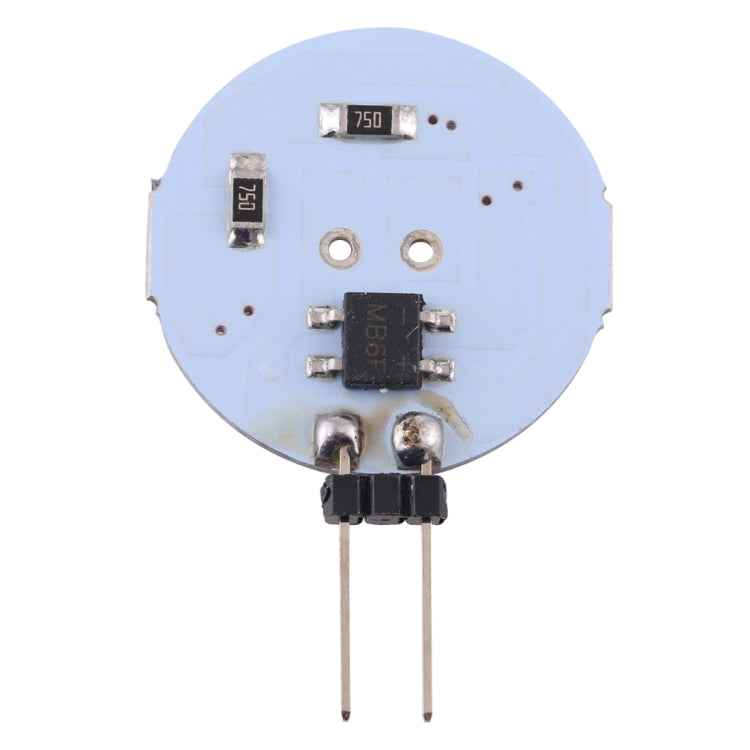 G4 6 LEDs SMD 5050 72LM 2800-3200K Stepless Dimming Energy Saving Light Pin Base Lamp Bulb, DC 12V
