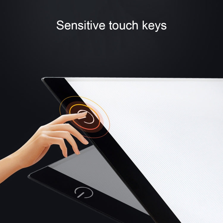 Ultra-thin A4 Size Portable USB LED Artcraft Tracing Light Box Copy Board Brightness Control for Artists Drawing Sketching Animation and X-ray Viewing