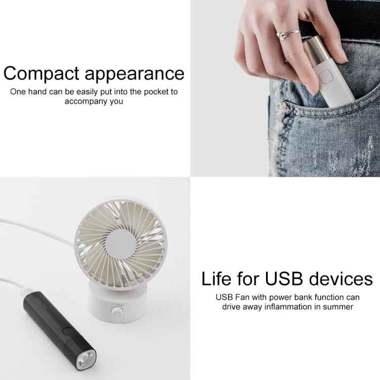Original Xiaomi Youpin SOLOVE LED Flashlight 3000mAh USB Multi-function Portable Lighting