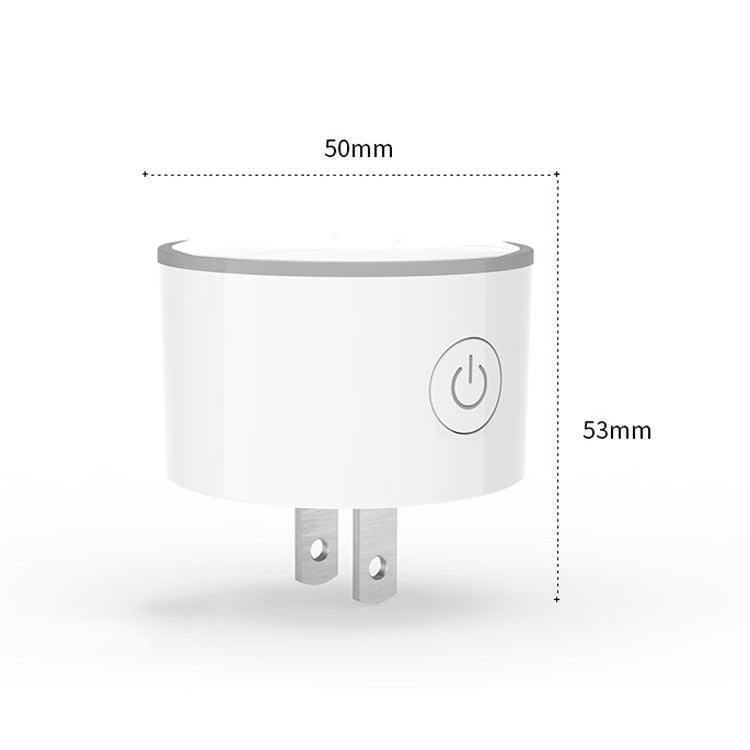 10A RGB Scene Light WiFi Remote Control Smart Socket Works with Alexa & Google Home & IFTTT, AC 100-240V, JP Plug, XS-A18