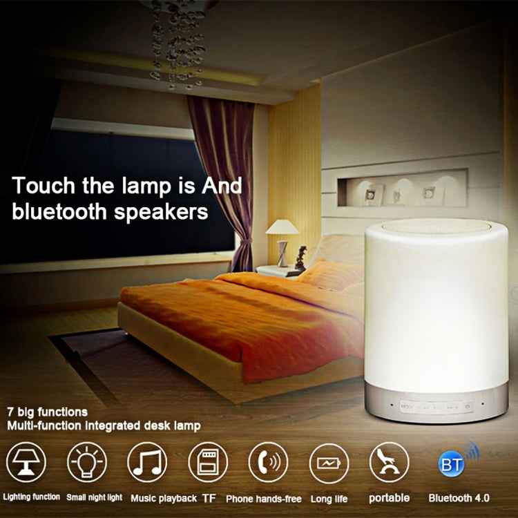 with LED Light & Handle, Support AUX IN & Hands-free Answer & TF Card
