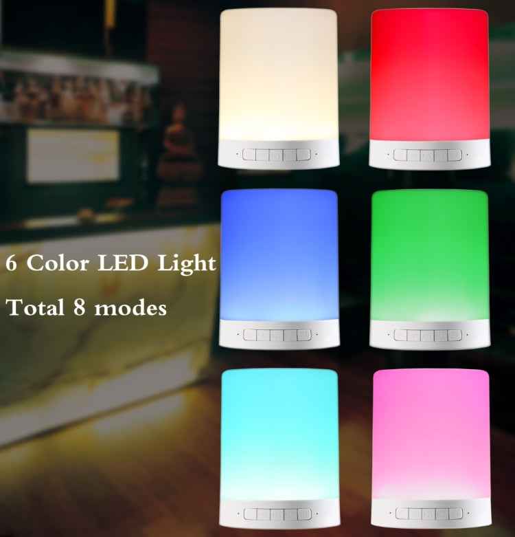 with LED Light & Handle, Support AUX IN & Hands-free Answer & TF Card