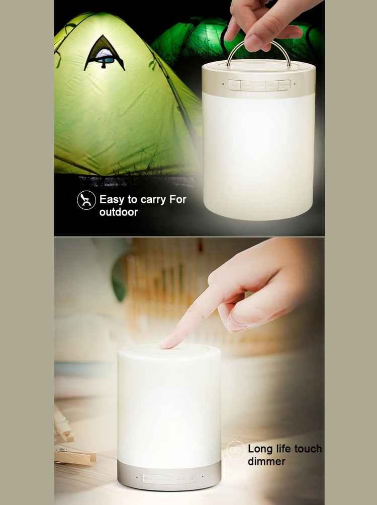 with LED Light & Handle, Support AUX IN & Hands-free Answer & TF Card