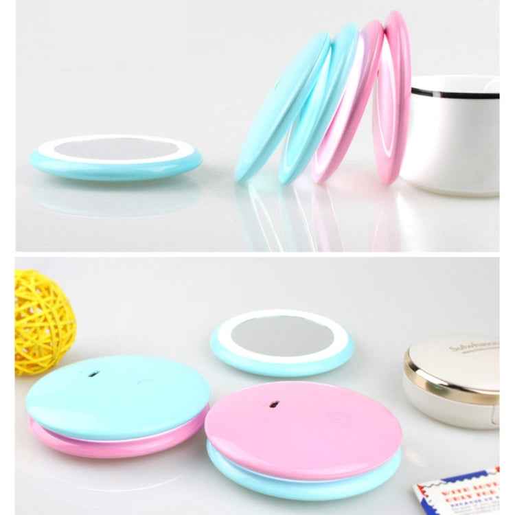 OneFire 1W 10 LEDs Multi-function Rechargeable Donut Shaped Makeup Mirror LED Desk Lamp Night Light, DC 5V