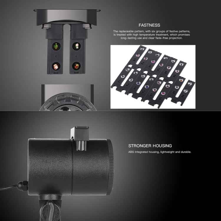 8 Groups Patterns Outdoor Lawn Lamp