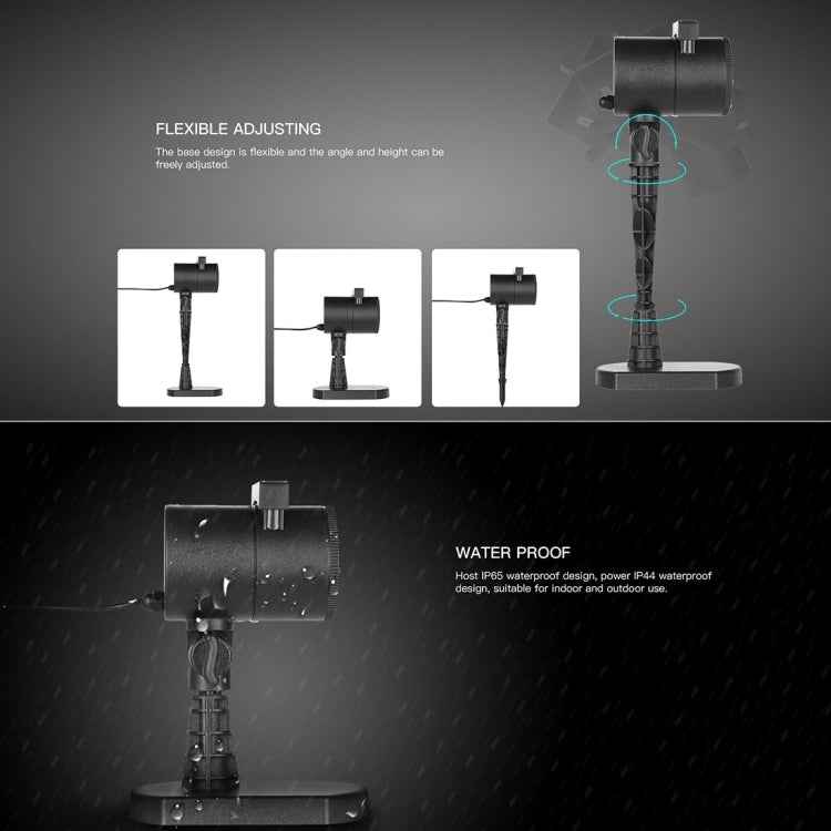 8 Groups Patterns Outdoor Lawn Lamp