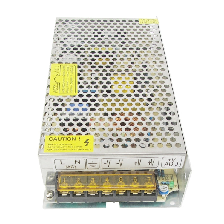 SOMPOM S-120-12 120W 12V 10A Iron Shell Driver LED Light Strip Lighting Monitor Power Supply, 120W 10A
