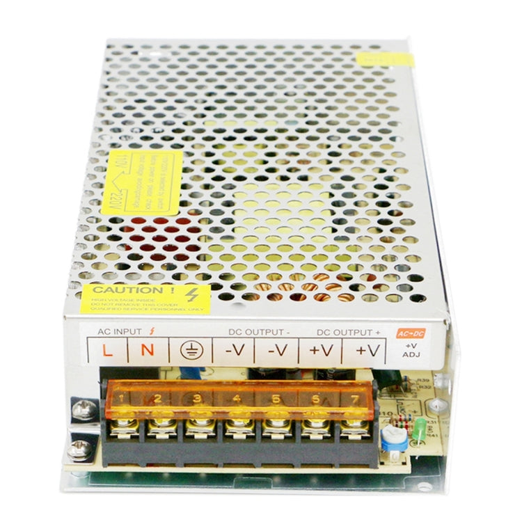 SOMPOM S-120-12 120W 12V 10A Iron Shell Driver LED Light Strip Lighting Monitor Power Supply, 120W 10A