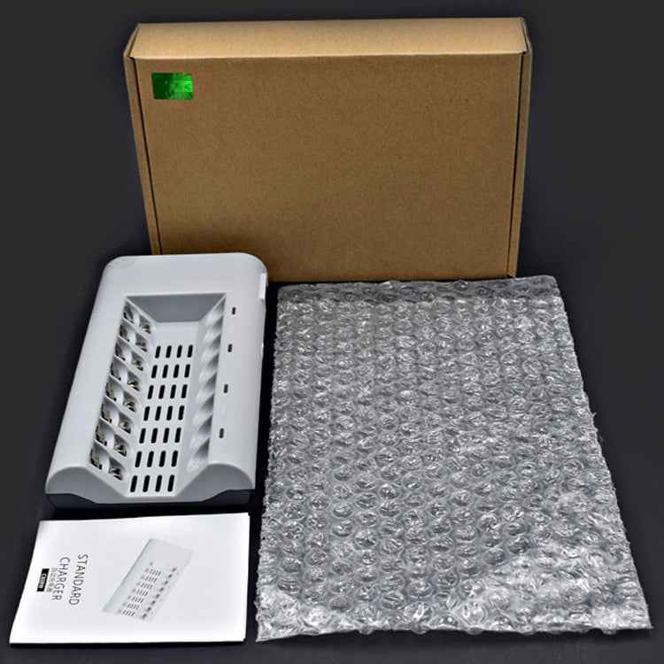 100-240V 8 Slot Battery Charger for AA & AAA Battery, UK Plug
