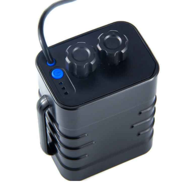 6 Sections 18650 Battery Multi-function Mobile Power Box with 8.4v Round Head & 5v USB Dual Voltage Output Without Battery
