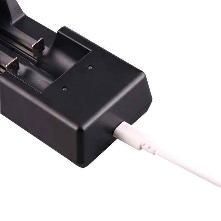 TOMO V6-2 USB Smart Battery Charger with  Indicator Light for 18650 / 18500 / 17650 / 16340 / 14500 / 10500 Li-ion Battery / AA / AAA Battery