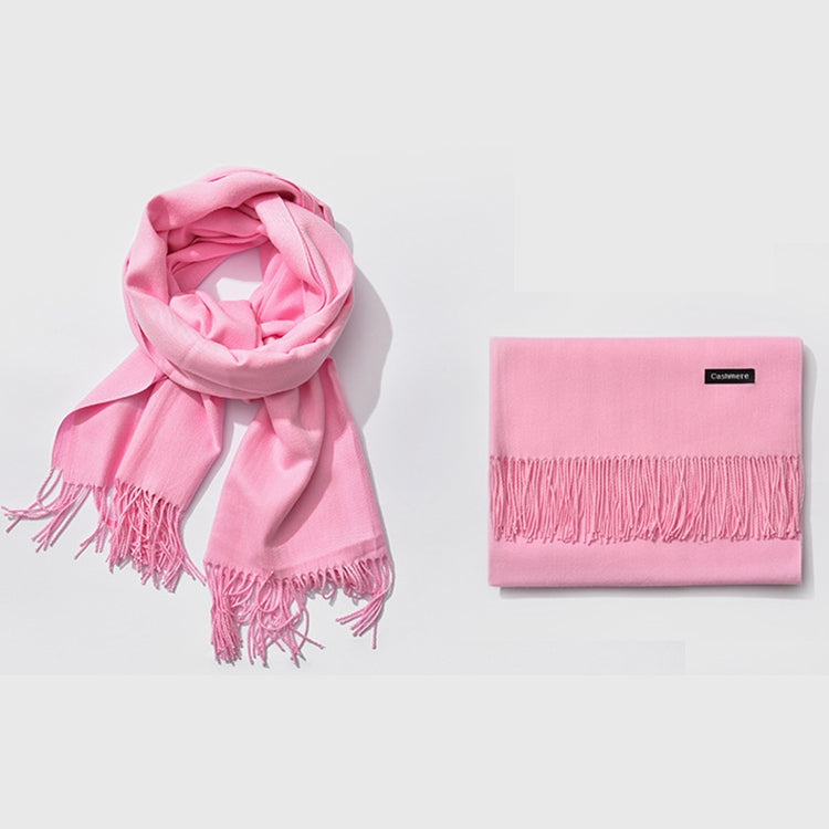 Autumn and Winter Season Classic Solid Color Imitation Cashmere Scarf, Size: 60 * 200cm