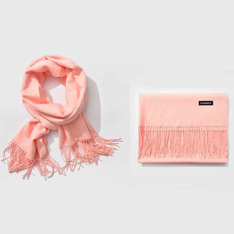 Autumn and Winter Season Classic Solid Color Imitation Cashmere Scarf, Size: 60 * 200cm