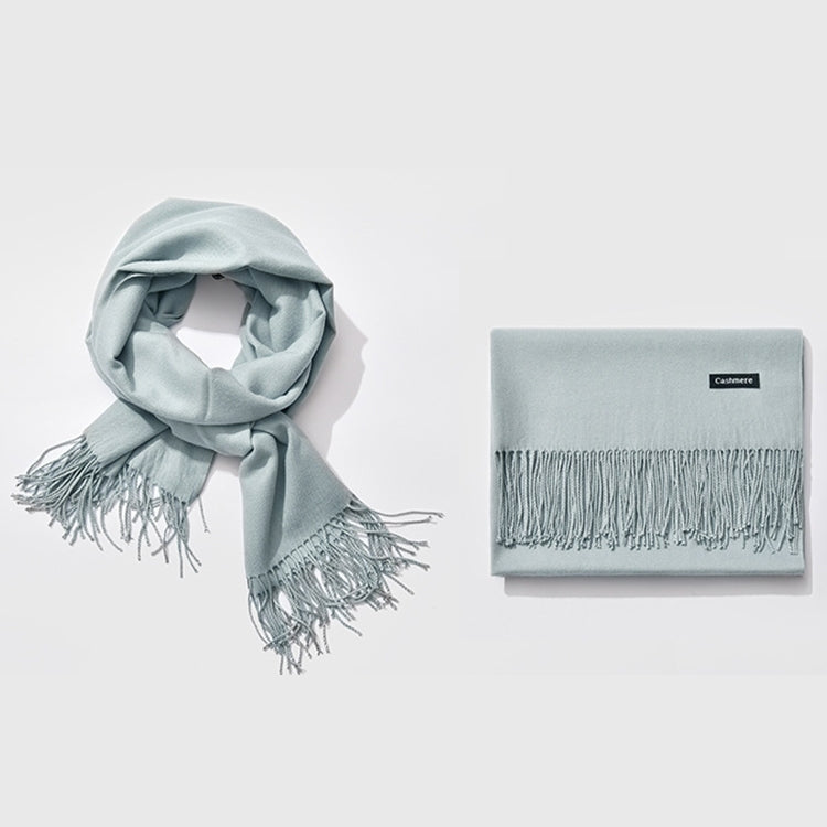 Autumn and Winter Season Classic Solid Color Imitation Cashmere Scarf, Size: 60 * 200cm
