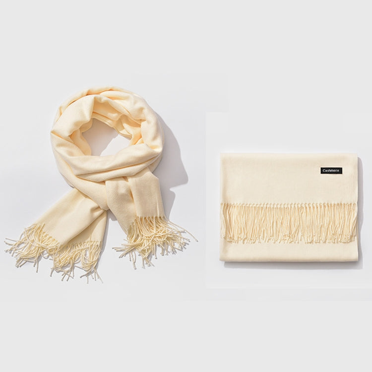 Autumn and Winter Season Classic Solid Color Imitation Cashmere Scarf, Size: 60 * 200cm