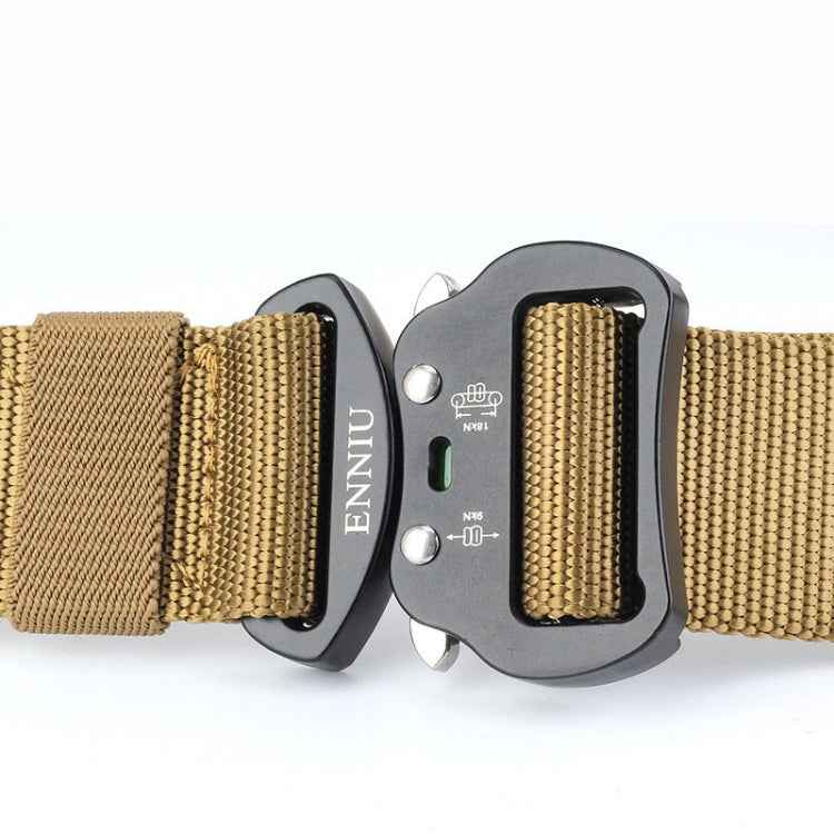 ENNIU 3.8cm Wide Aviation Aluminum Buckle Nylon Belt Adjustable Multifunction Training Belts