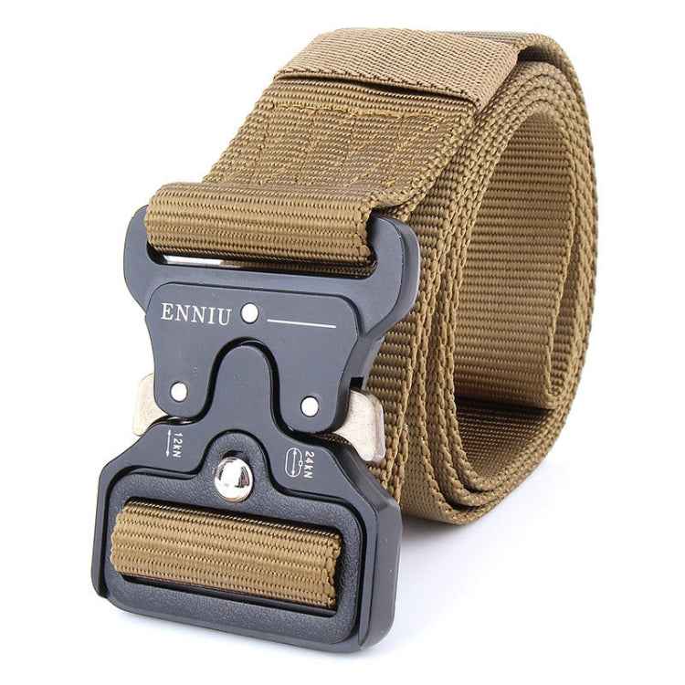 ENNIU 4.3cm Wide Outdoor Casual Nylon Belt Adjustable Multifunction Training Belts for Men