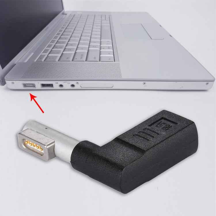 USB-C / Type-C Female to 5 Pin MagSafe 1 (L-Shaped) Male Charge Adapter
