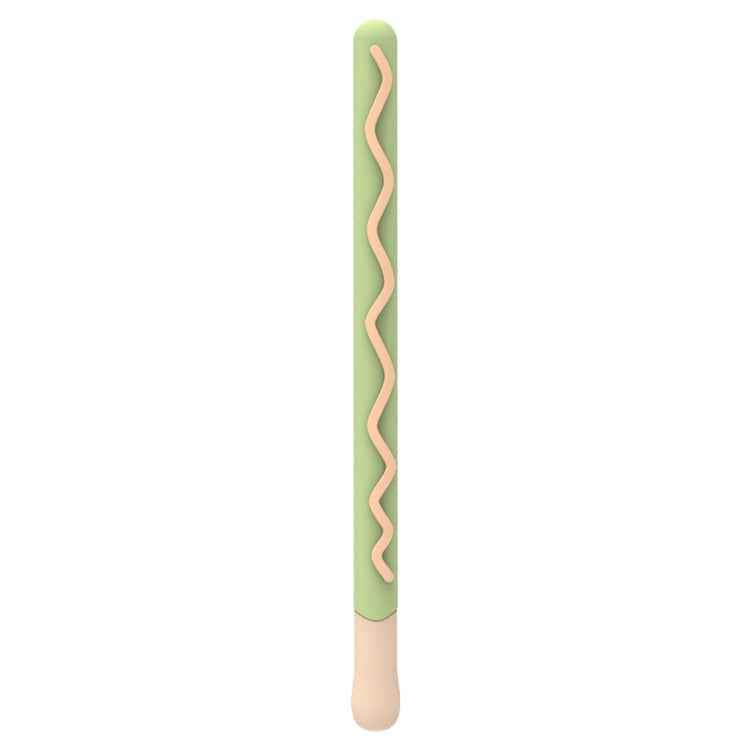 LOVE MEI For Apple Pencil 2 Stripe Design Stylus Pen Silicone Protective Case Cover