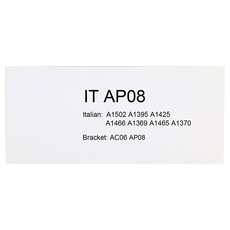 IT Version Keycaps AP08 AC06 for MacBook Air 13 / 15 inch A1370 A1465 A1466 A1369 A1425 A1398 A1502, A1370 A1465 A1466 A1369 A1425 A1398 A1502 IT Version
