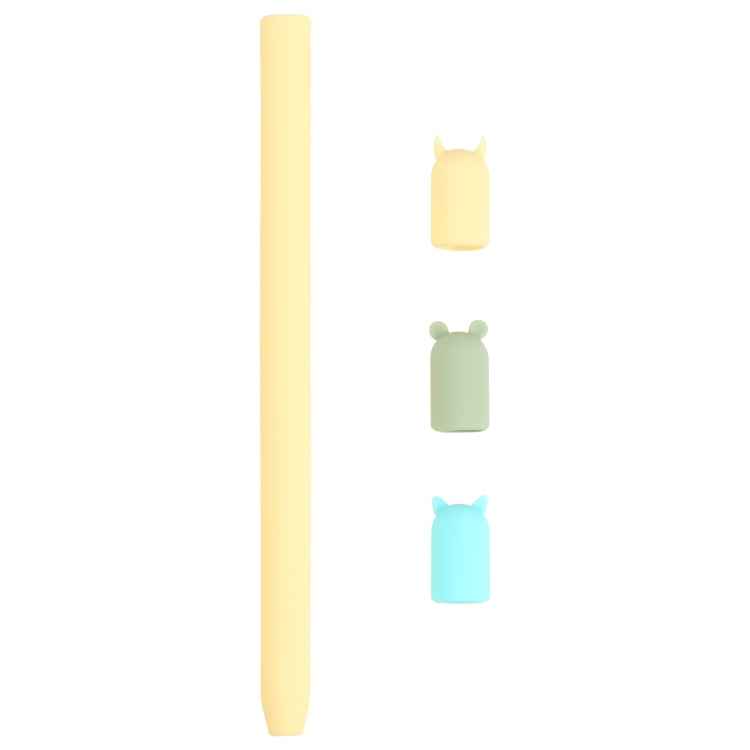 4 in 1 Stylus Pen Cartoon Animal Silicone Protective Case for Apple Pencil 1