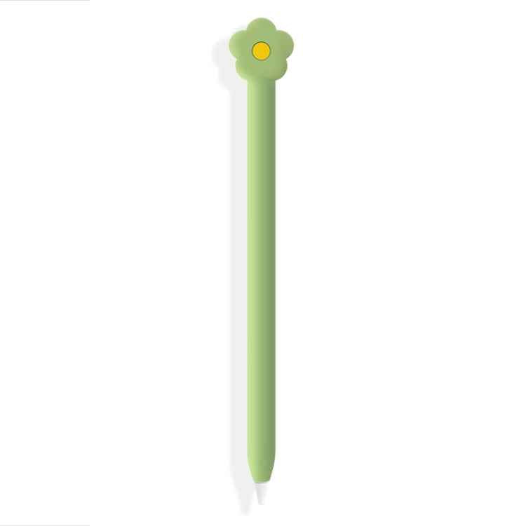 Cute Cartoon Silicone Protective Cover for Apple Pencil 1(Five-pointed Star Pink)