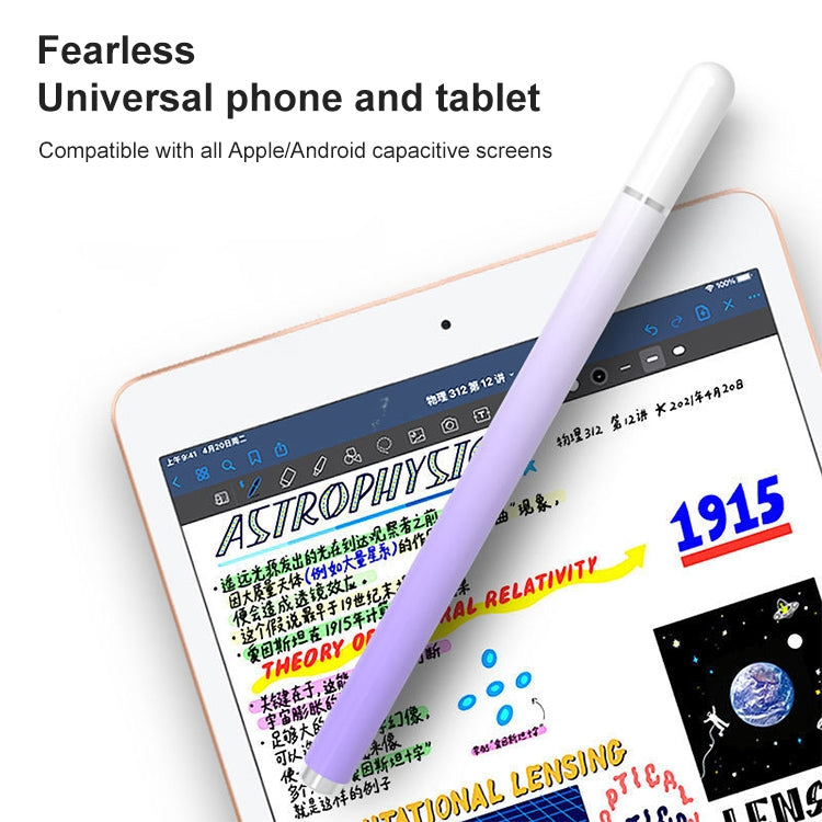 Universal Nano Disc Nib Capacitive Stylus Pen with Magnetic Cap & Spare Nib