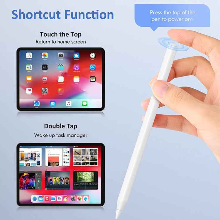 Mutural P-980 Tilt Pressure Sensor Capacitive Stylus Pen with Palm Rejection for iPad after 2018