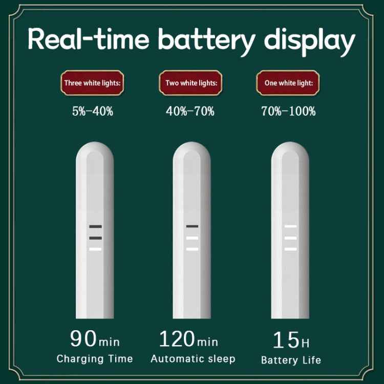 JD12 Anti-mistouch Stylus Pen with Battery Display