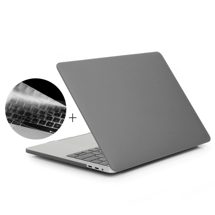 ENKAY Hat-Prince 2 in 1 Frosted Hard Shell Plastic Protective Case + US Version Ultra-thin TPU Keyboard Protector Cover for 2016 New MacBook Pro 15.4 inch with Touchbar (A1707), 15.4 inch with Touch Bar, 15.4 inch with Touch Bar US Version