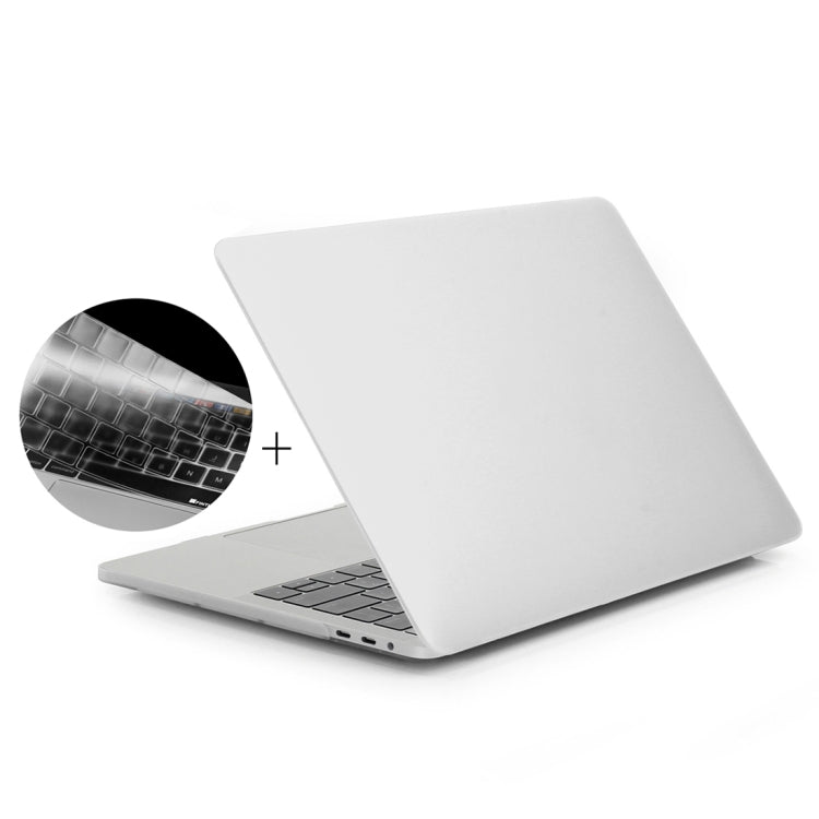 ENKAY Hat-Prince 2 in 1 Frosted Hard Shell Plastic Protective Case + US Version Ultra-thin TPU Keyboard Protector Cover for 2016 New MacBook Pro 15.4 inch with Touchbar (A1707), 15.4 inch with Touch Bar, 15.4 inch with Touch Bar US Version
