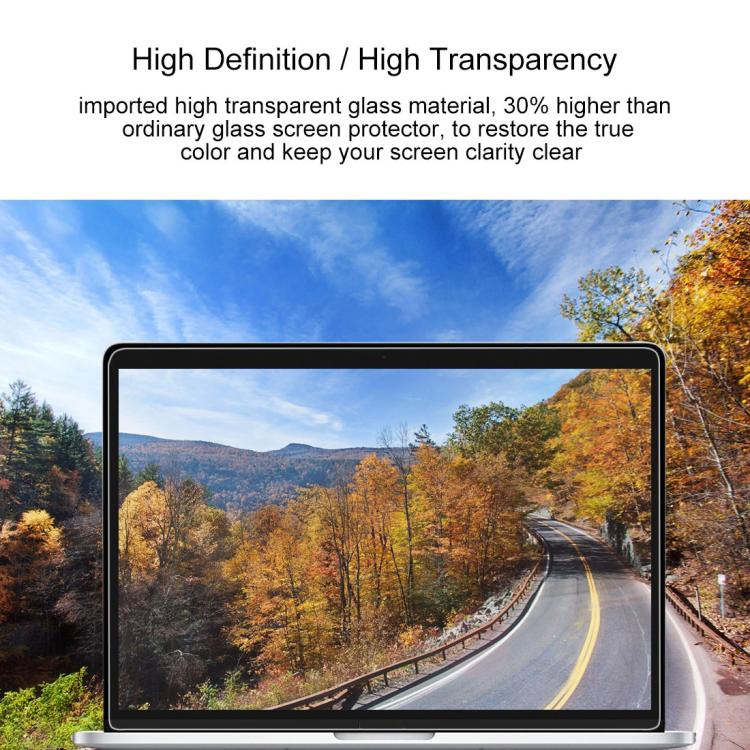 9H Surface Hardness HD Explosion-proof Tempered Glass Film for MacBook Pro 15.4 inch (A1286), For MacBook Pro 15.4 inch (A1286)