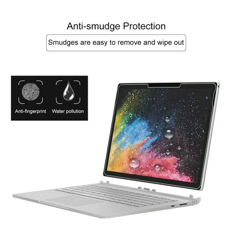 0.4mm 9H Surface Hardness Full Screen Tempered Glass Film for Microsoft Surface Book 2 13.5 inch, For Surface Book 2 13.5 inch