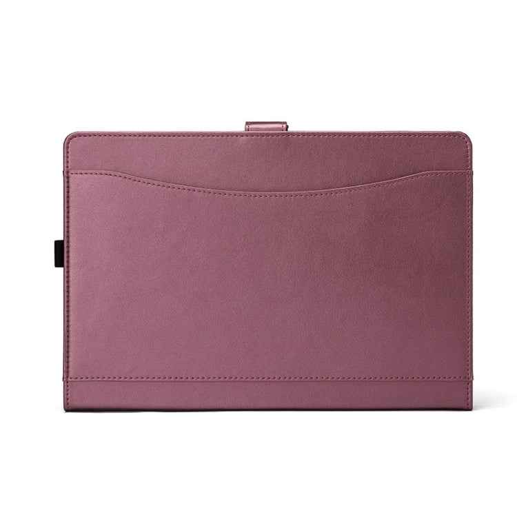 For Microsoft Surface Pro 7 / 7+ Microfiber Lambskin Texture Magnetic Horizontal Flip Leather Case with Pen Slot & Holder