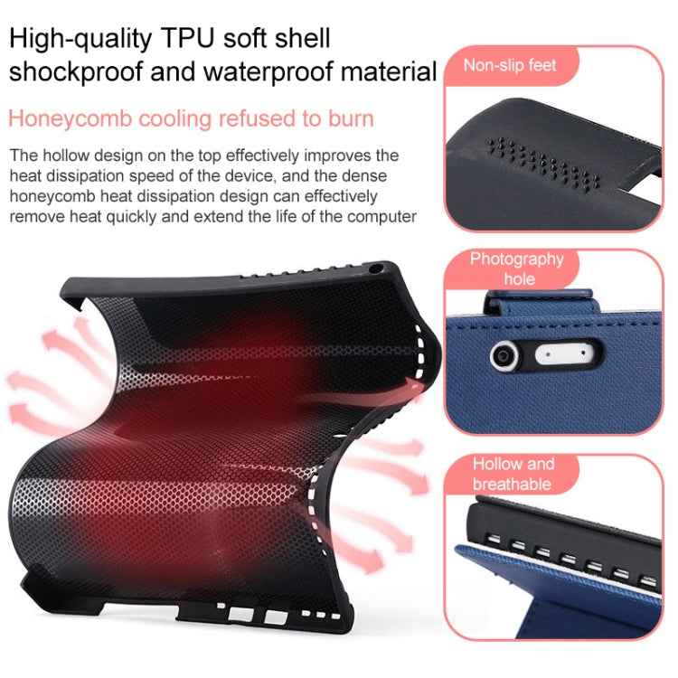 For Microsoft Surface Pro 7 / 7+ Microfiber Lambskin Texture Magnetic Horizontal Flip Leather Case with Pen Slot & Holder